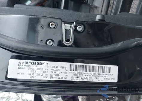 2014 Ram 1500 Express из США, поврежденный, VIN 1C6RR7KT2ES292055